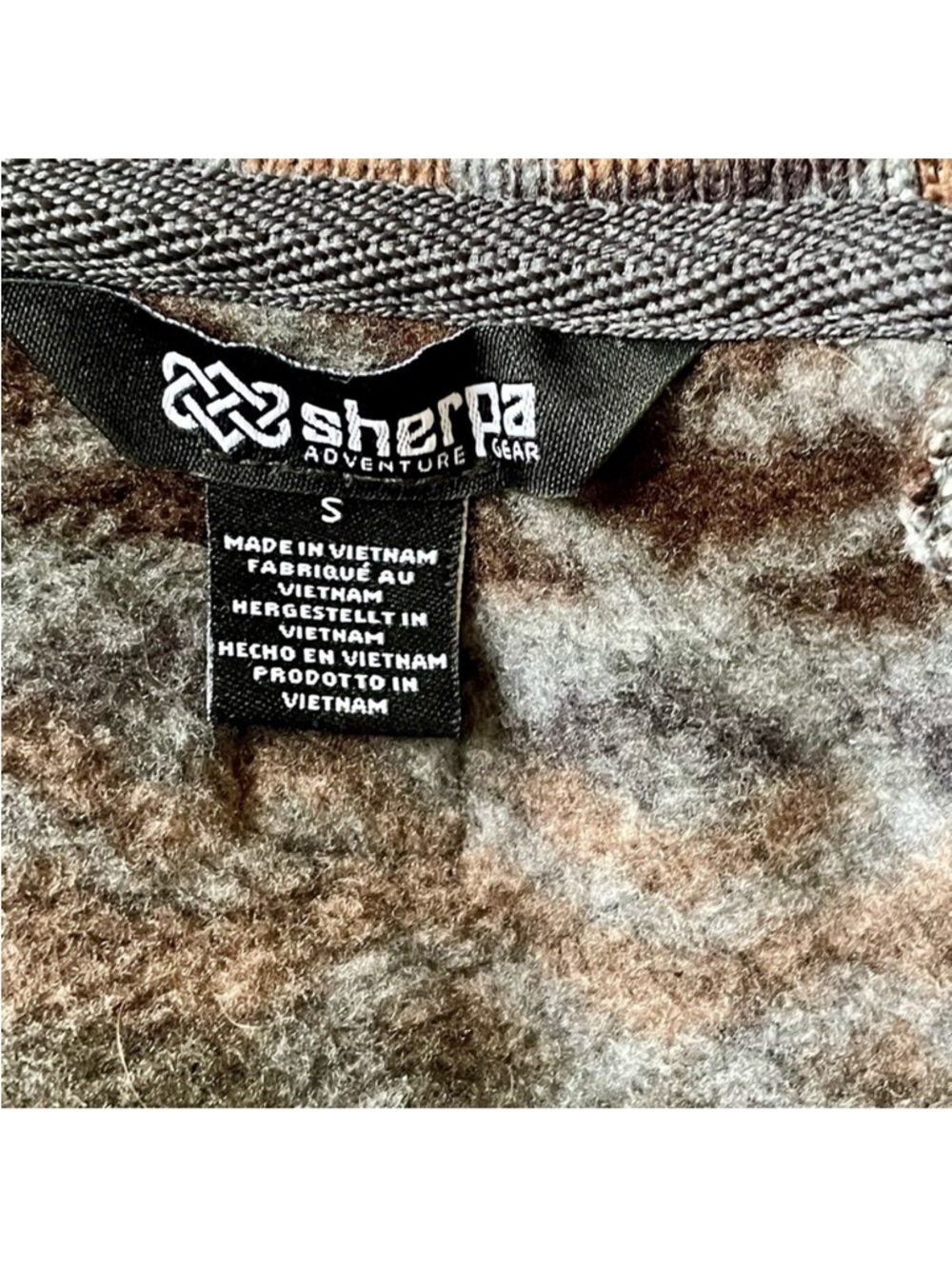 Sherpa Adventure Gear women's Lumbini full-zip hoodie Geometric Print Small - Picture 11 of 11